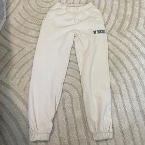 Brandy Melville San Francisco Rosa Sweatpants